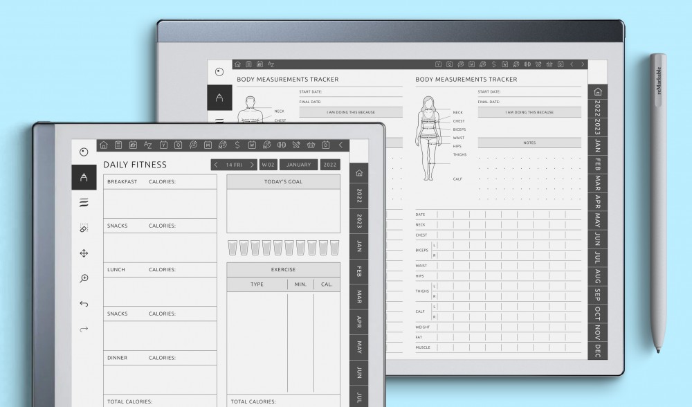 reMarkable Fitness Planners