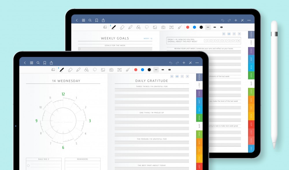 Digital Productivity Planners