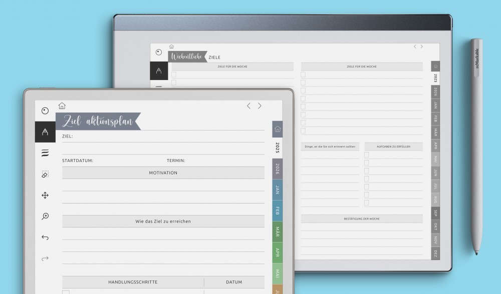 Zielplaner für reMarkable