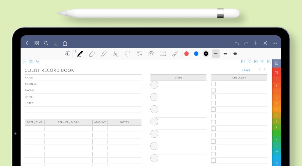 Digital Client Record Book