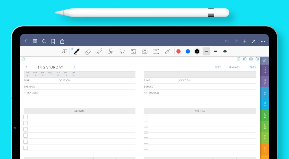 Digital Meeting Planner