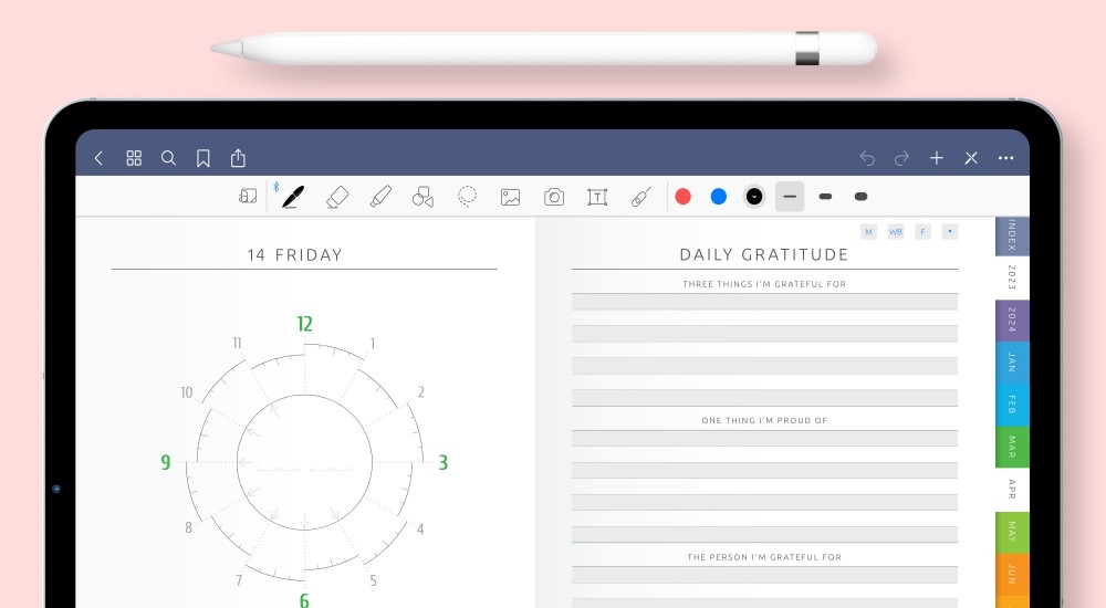 Amazing Digital Productivity Planner