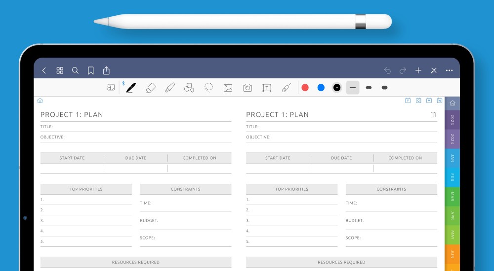 Digital Project Planner