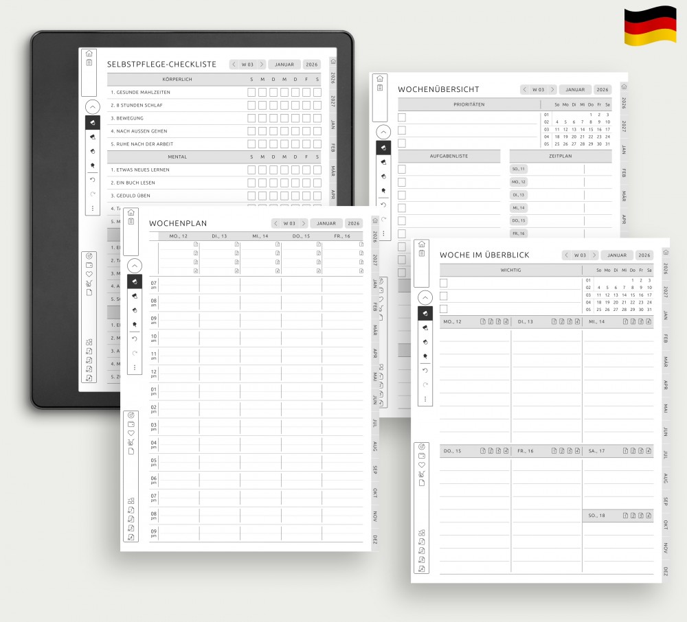 Optimieren Sie Ihre wöchentliche Routine for Kindle Scribe Optimieren Sie Ihre wöchentliche Routine for Kindle Scribe