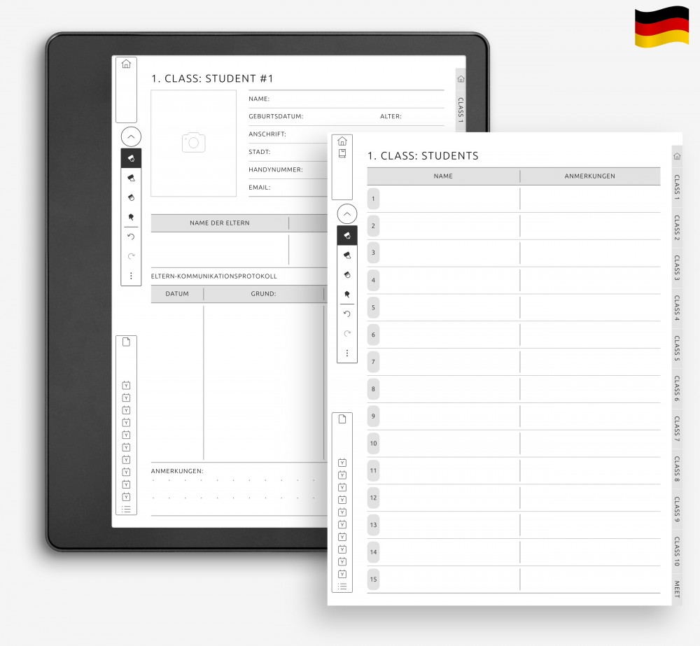 👥 Behalten Sie den Überblick über 10 Klassen for Kindle Scribe 👥 Behalten Sie den Überblick über 10 Klassen for Kindle Scribe