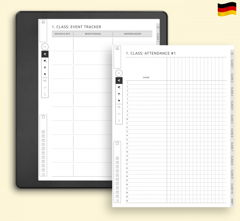 ✅ Anwesenheit und Klassenaktivitäten im Blick behalten for Kindle Scribe ✅ Anwesenheit und Klassenaktivitäten im Blick behalten for Kindle Scribe