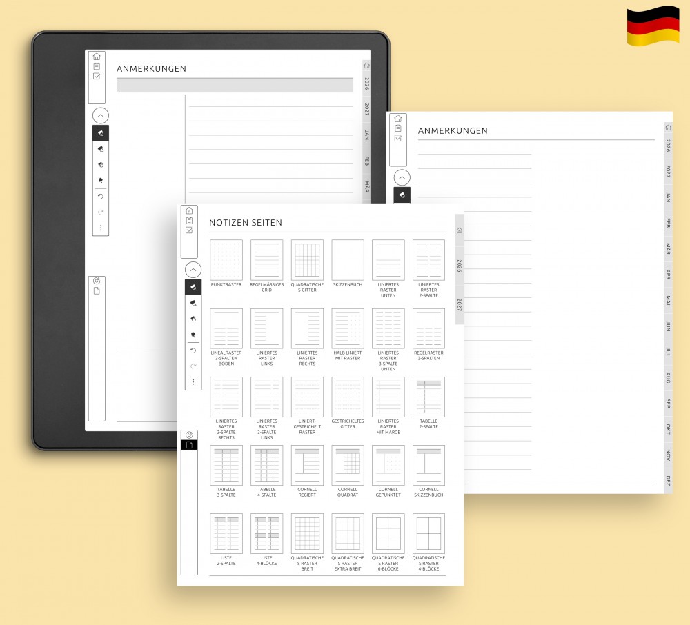 Optimieren Sie Ihre Notizen mit individuellen Vorlagen für jeden Stil for Kindle Scribe Optimieren Sie Ihre Notizen mit individuellen Vorlagen für jeden Stil for Kindle Scribe