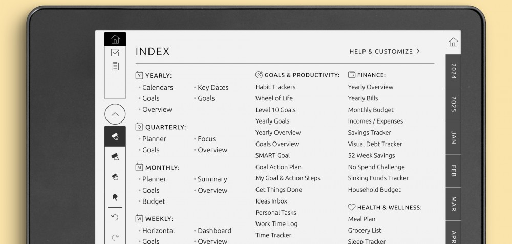 Kindle Scribe Ultimate Planner