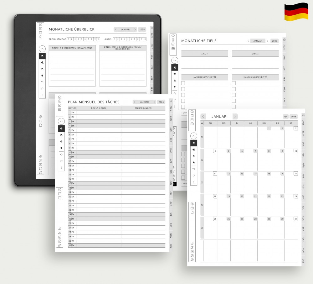 Gestalten Sie jeden Monat mit Sinn und Fokus for Kindle Scribe Gestalten Sie jeden Monat mit Sinn und Fokus for Kindle Scribe