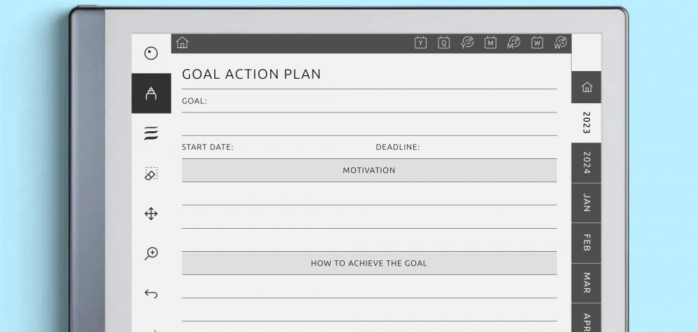 reMarkable Goal Planner