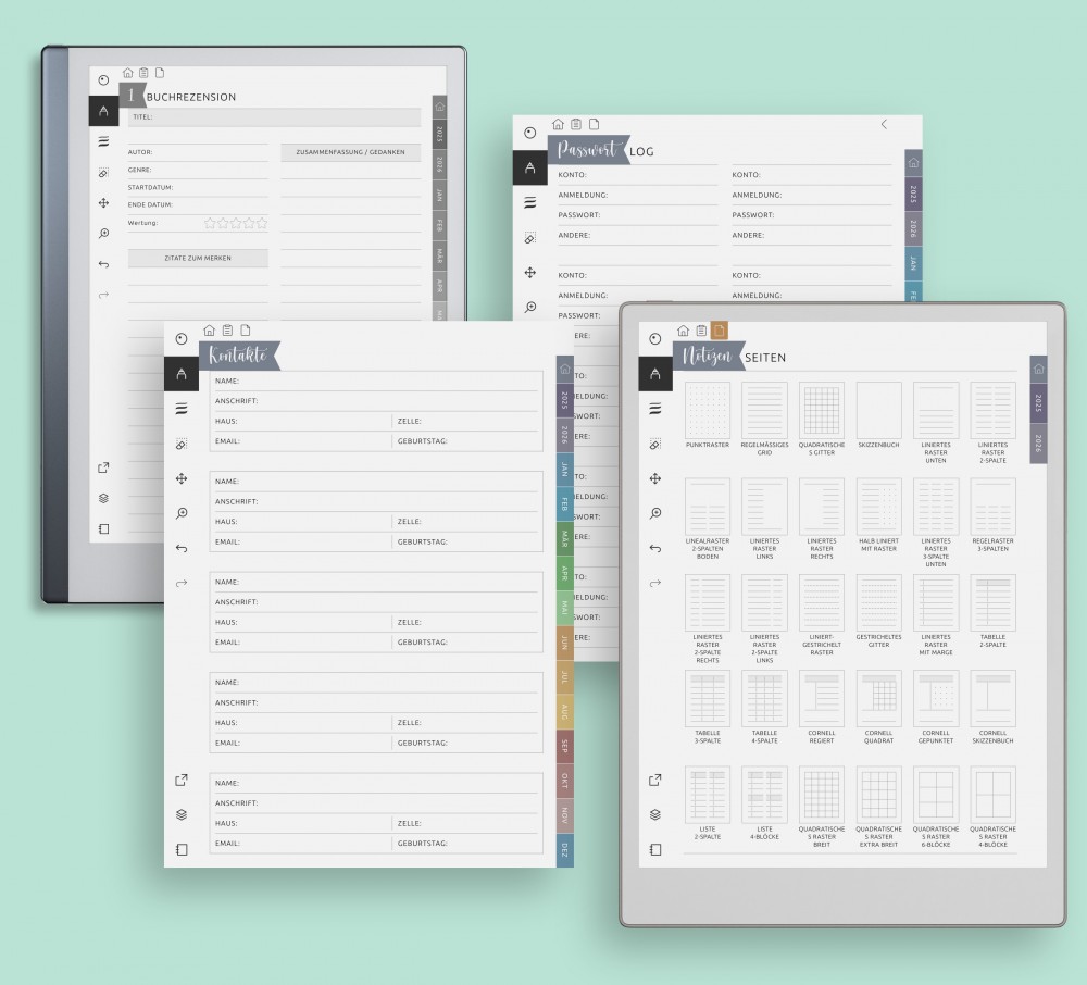 Verbessern Sie Ihre Journaling-Praxis Template for reMarkable