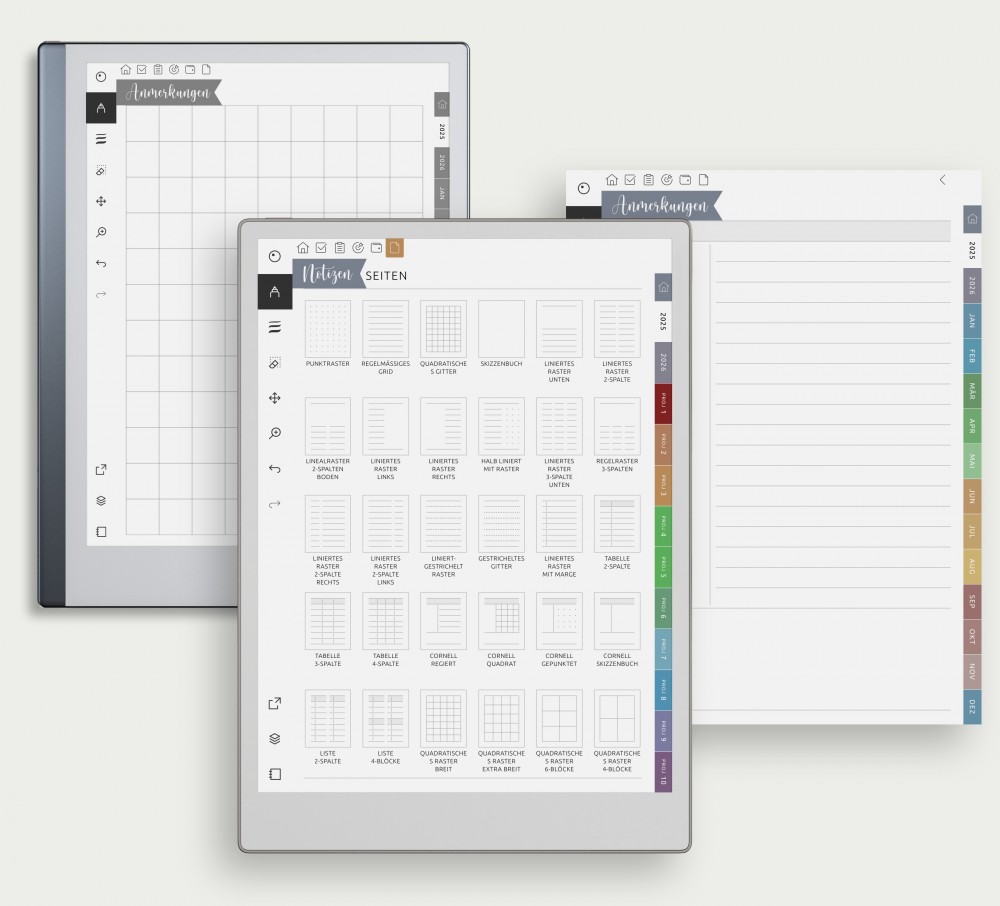 Jede Inspiration einfangen Template for reMarkable