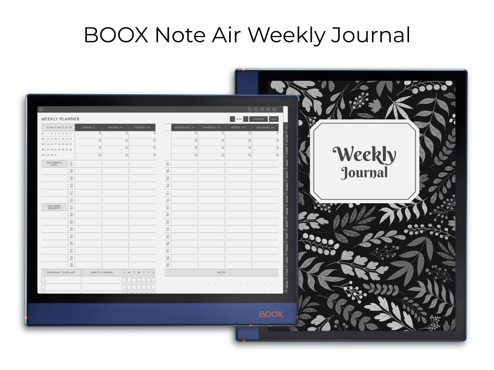 ONYX BOOX - Weekly Journal