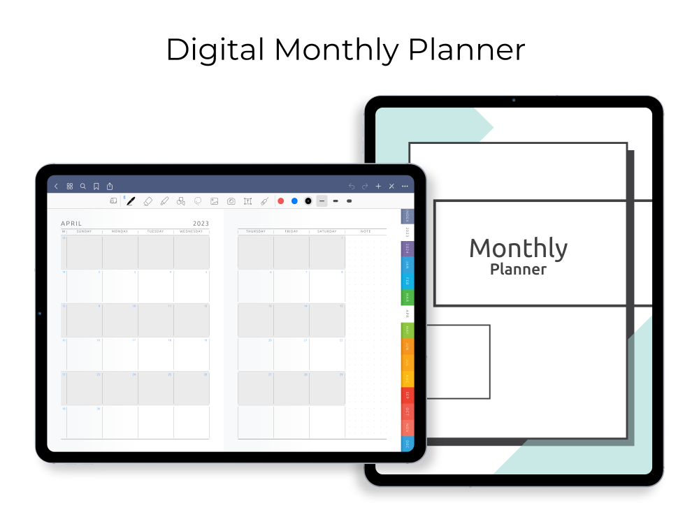 Digital Monthly Planner