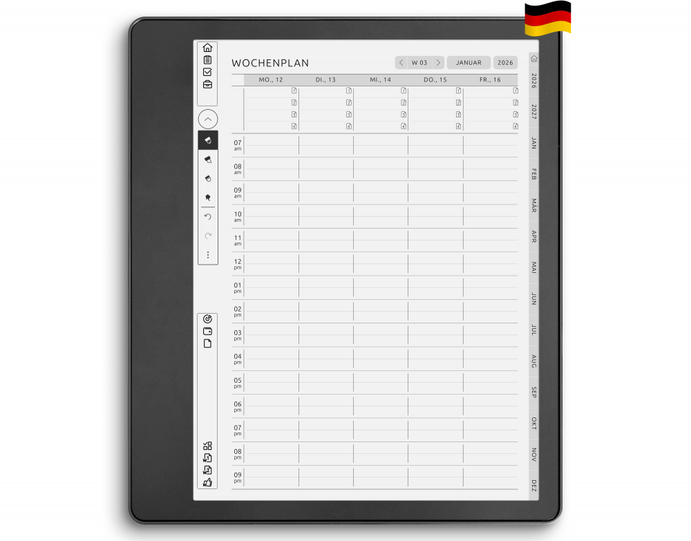 Kindle Scribe Wochenplaner Kindle Scribe Wochenplaner