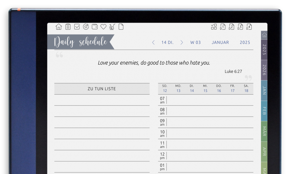 Christian Planner for Onyx Boox