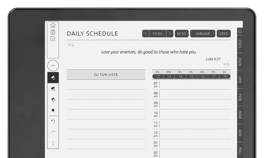 Christian Planner for Kindle Scribe