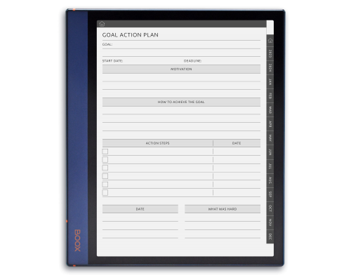 BOOX Note Air Goal Planner