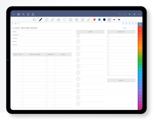 Digital Client Record Book