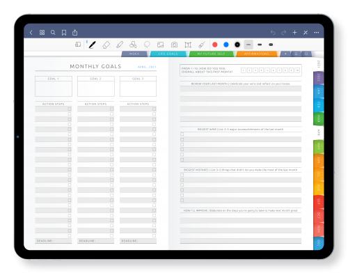 Best Digital Goal Planner