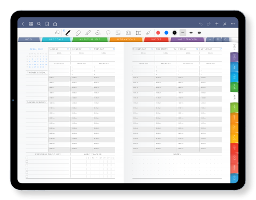 Amazing Digital Life Planner