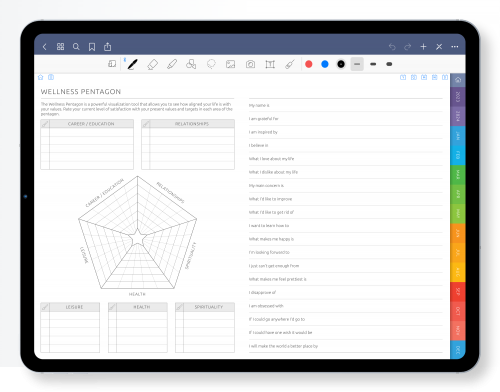 iPad Life Planner - Get Your Digital Planner Template PDF for GoodNotes, Notability (New Edition)