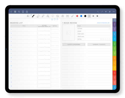 Digital Reading Journal