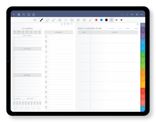 GoodNotes Teacher Planner