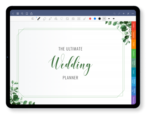 GoodNotes Wedding Planner