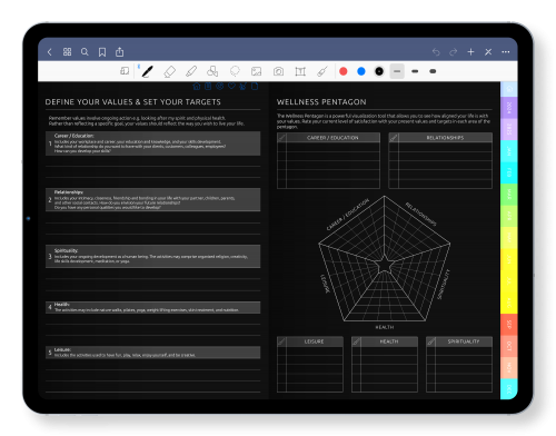 Digital Wellness Planner