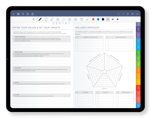 Digital Wellness Planner