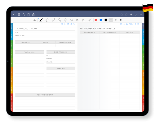 Digitaler Projektplaner