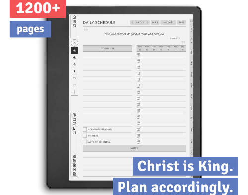 Christian Planner for Kindle Scribe