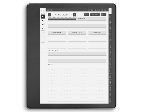 Kindle Scribe Gratitude Planner