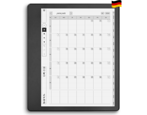 Kindle Scribe Monatsplaner