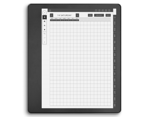 Kindle Scribe Square Grid Daily Notes