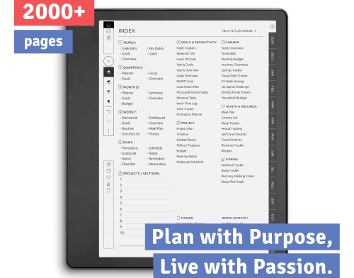 Kindle Scribe Ultimate Planner