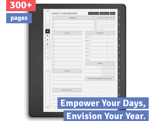 Kindle Scribe Weekly Journal