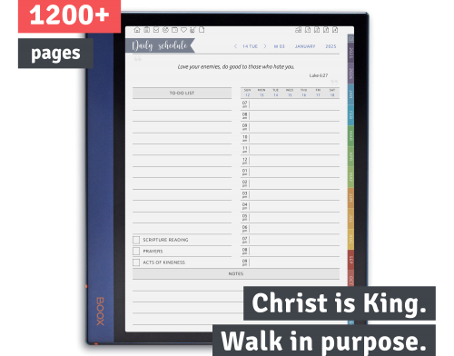 Christian Planner for Onyx Boox