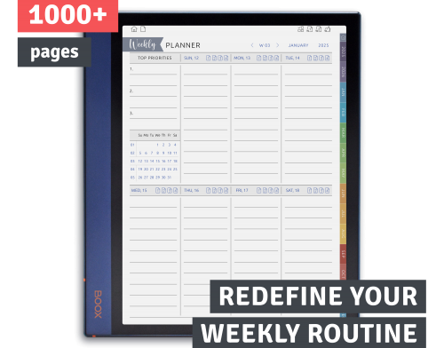 Onyx Boox Weekly Journal