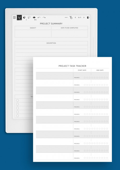 Supernote A6X Project Planning - Original Style