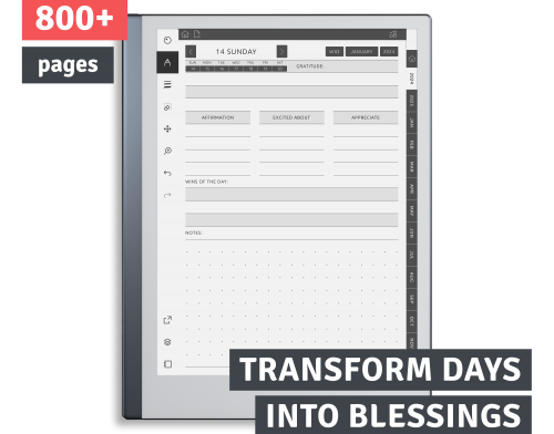 reMarkable Daily Gratitude Planner