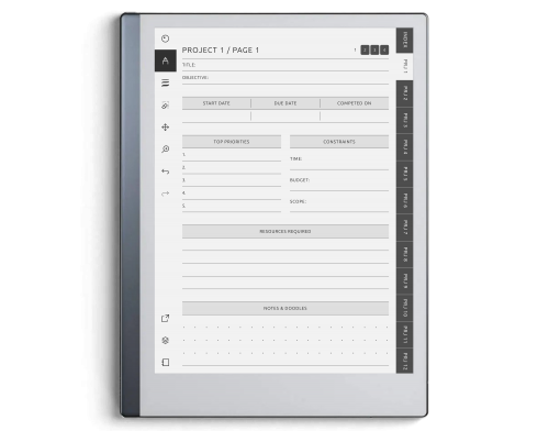 reMarkable Projects Planner Sectional