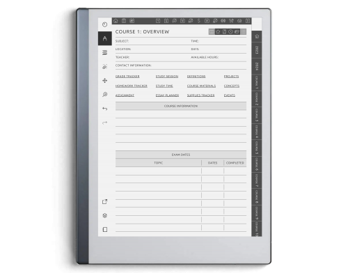 reMarkable Student Planner