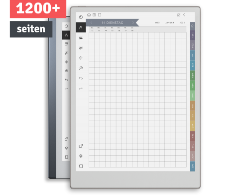 reMarkable Tägliche Notizen - Millimeterpapier