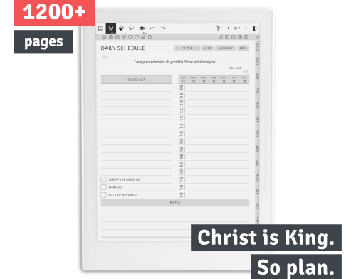 Christian Planner for Supernote