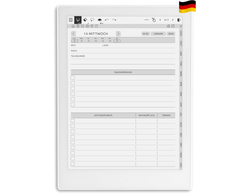 Supernote Meeting Notes Buch