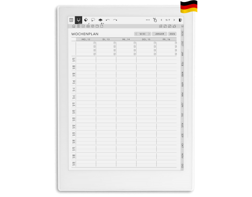 Wochenplaner für Supernote