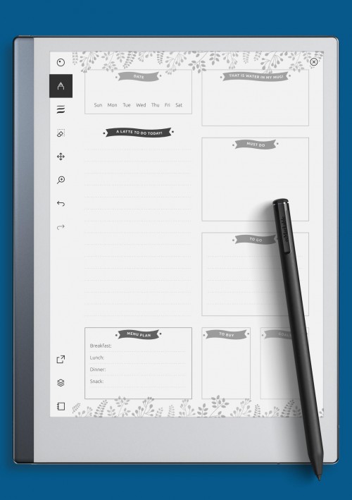 reMarkable Undated Colorful Daily Planner