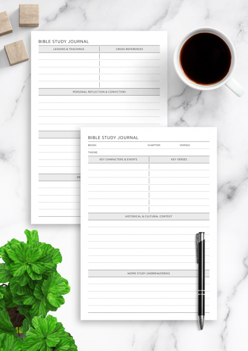 Bible Study layout